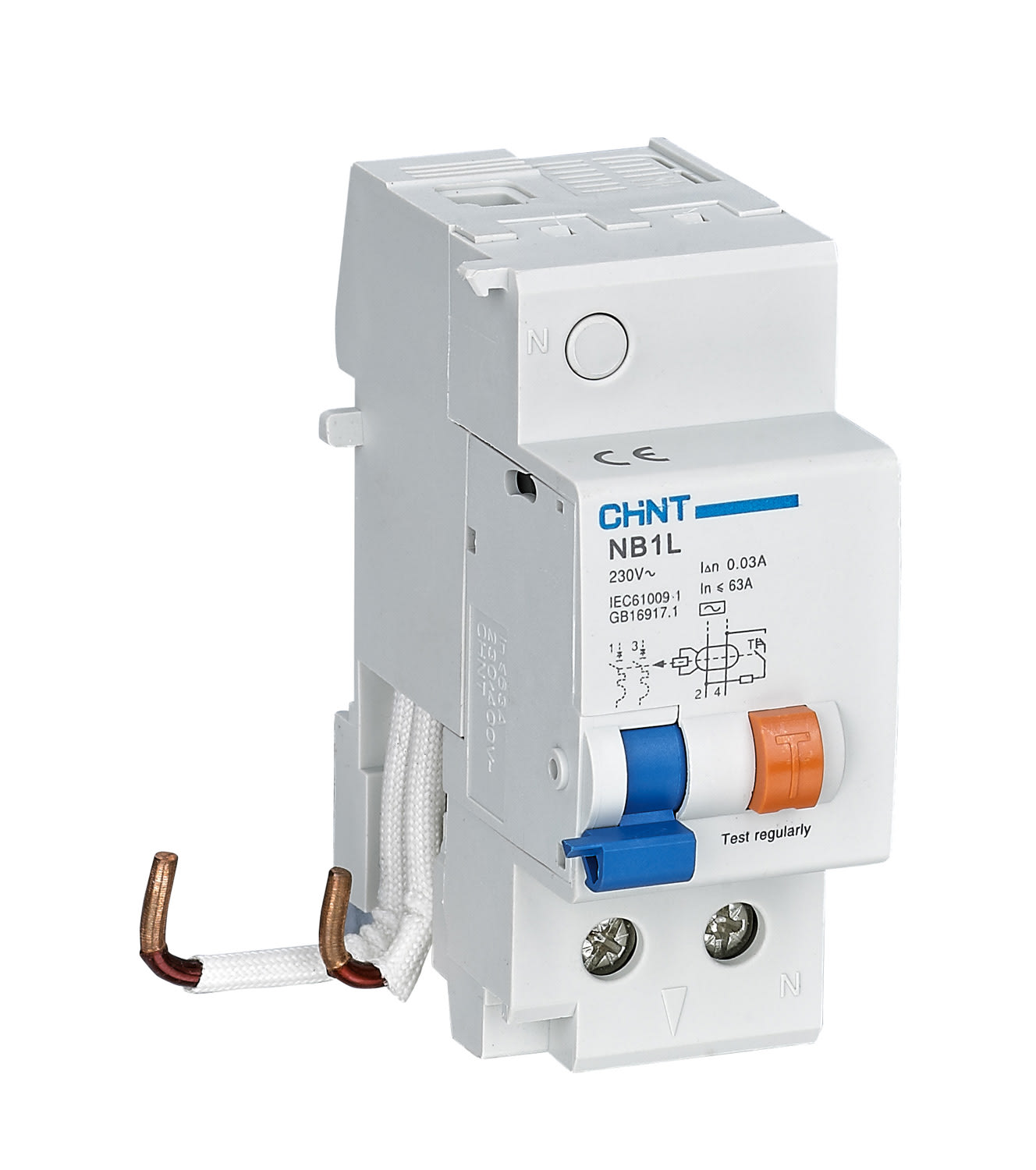 CHINT ITALIA INVESTM - CHT198424 NB1L-63/2P-AC300 -DIFF ACC 2P 50/63A IDN