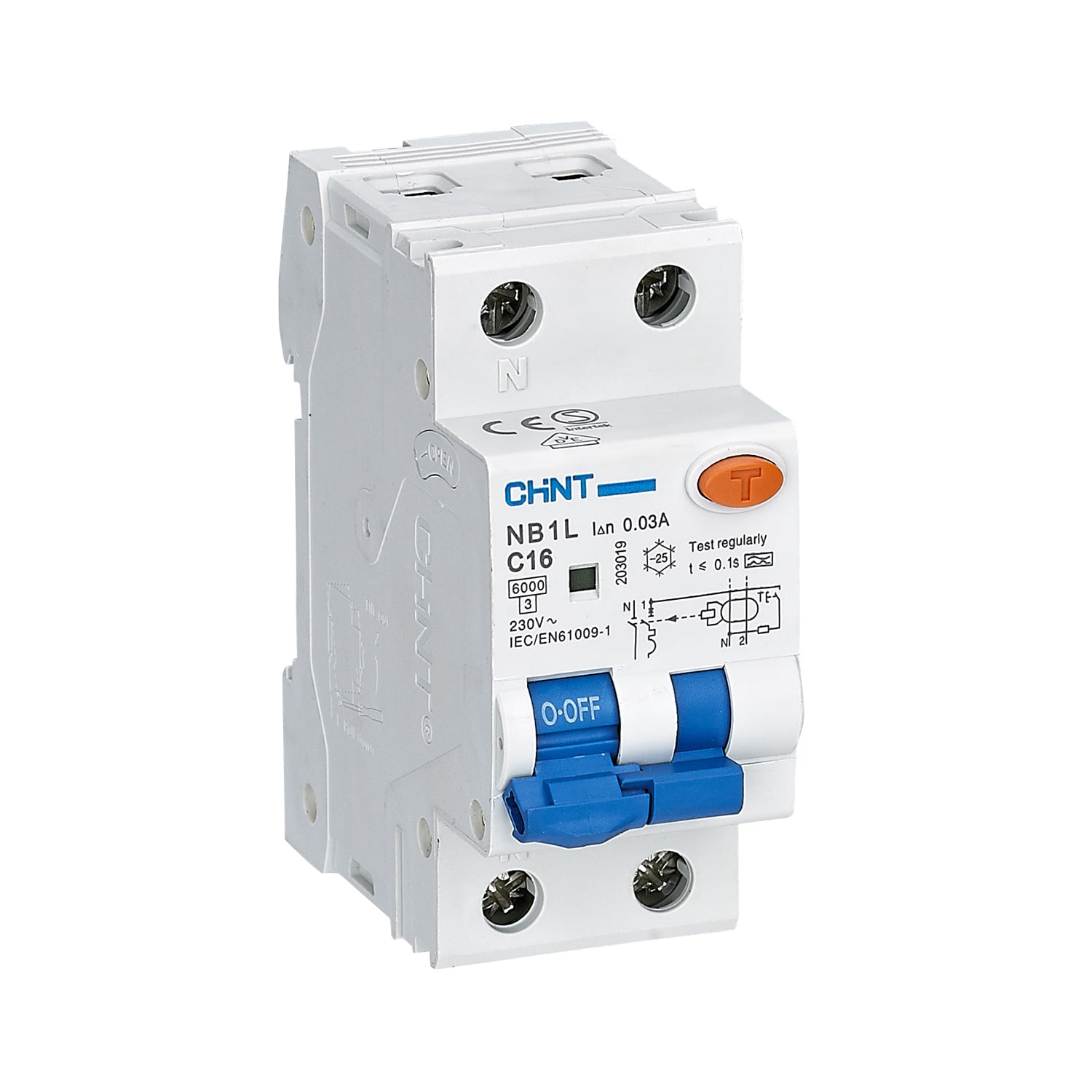 CHINT ITALIA INVESTM - CHT203266 NB1L2/C32-1PN-6-A100 -INT MTD 1P+N 32A 1