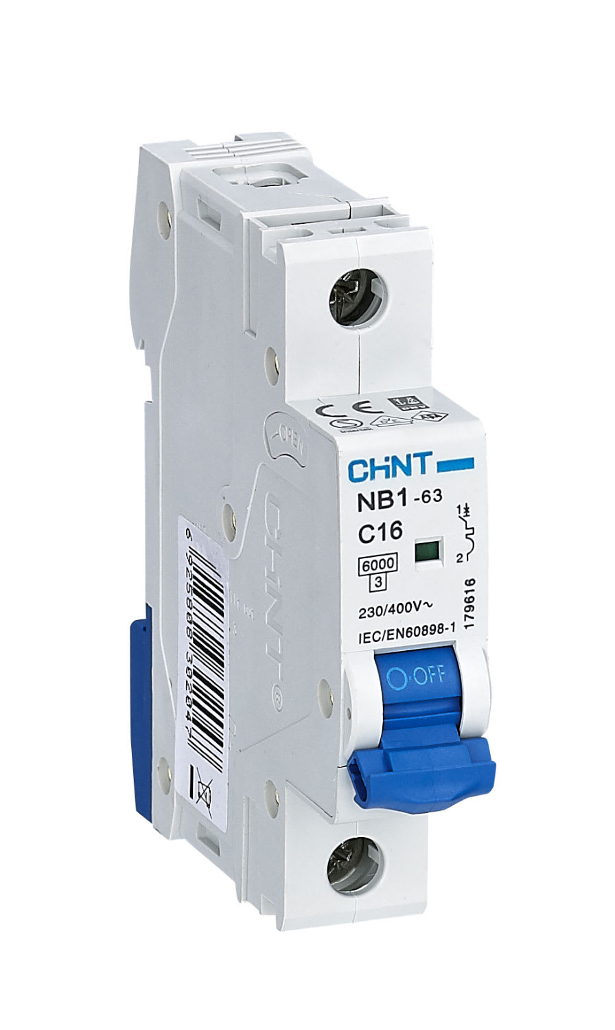 CHINT ITALIA INVESTM - CHT180280 NB1-63/C16-1P-6 -INT MT 1P 16A CURVA C 6