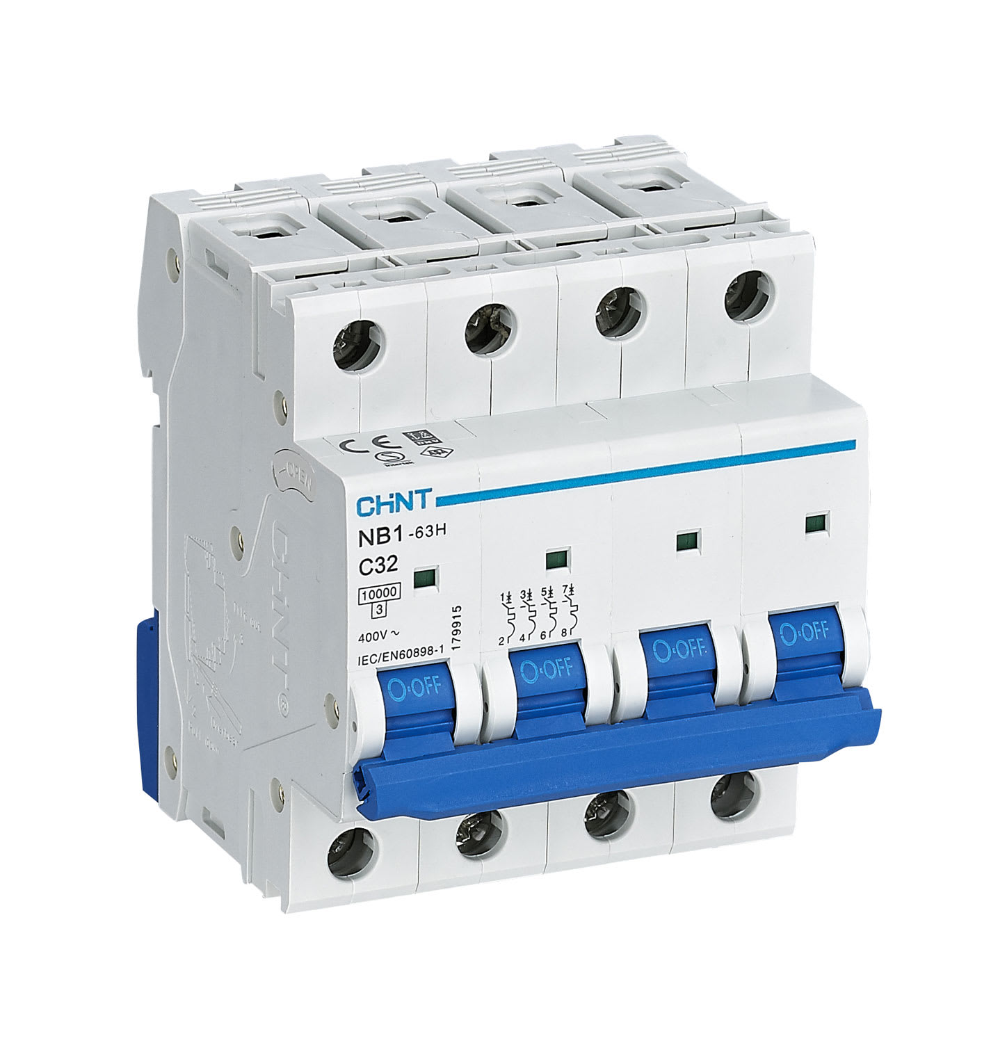 CHINT ITALIA INVESTM - CHT179915 NB1-63H/C32-4P-10 - INT MT 4P 32A CURVA