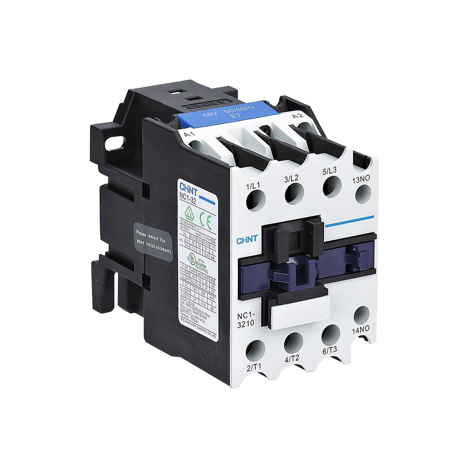 CHINT ITALIA INVESTM - CHT222077 NC1-32.10/48V CONTATTORE 3P AC 32A AC3 1