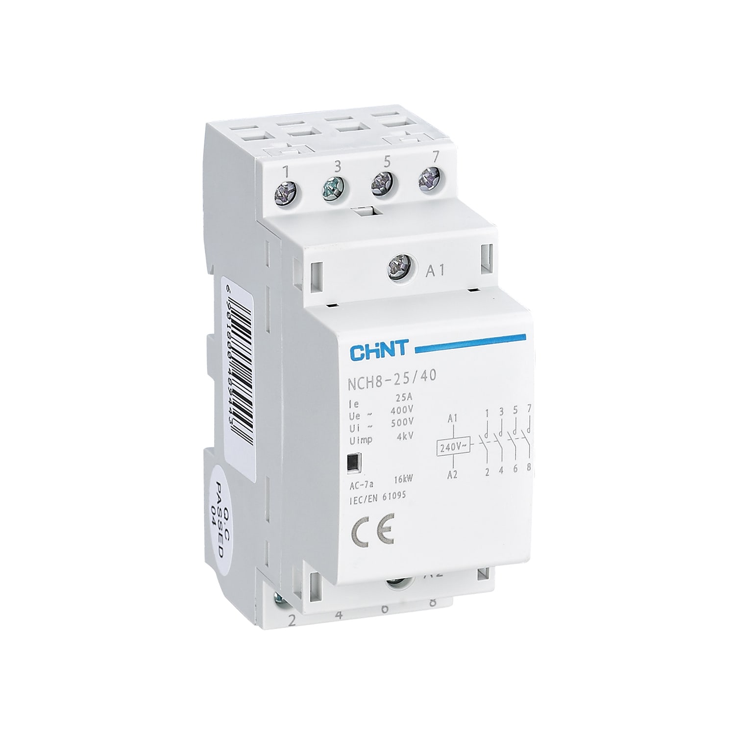 CHINT ITALIA INVESTM - CHT256090 NCH8-25.40/24 - CONT.MOD. 25A 4NA 24VAC