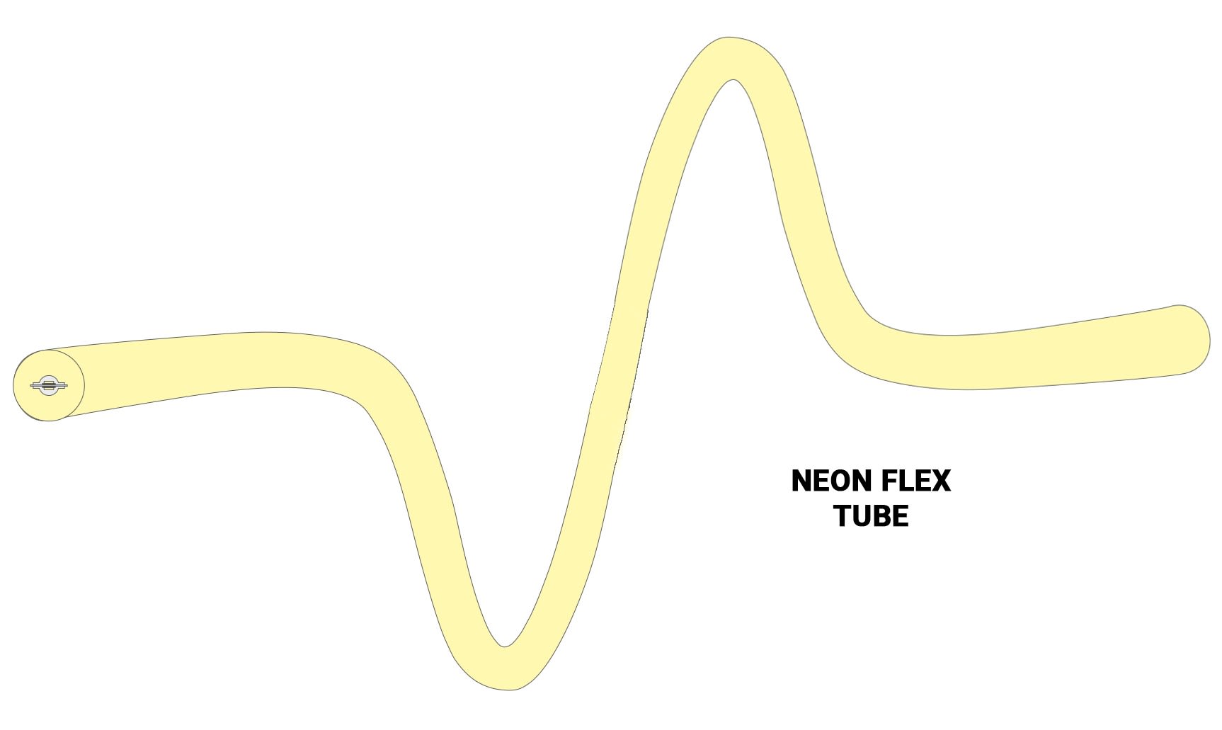 ELCOM SRL - EOW06643-L50 NEONFLEX TUBE 25W/M 30K 24V 5M IP65