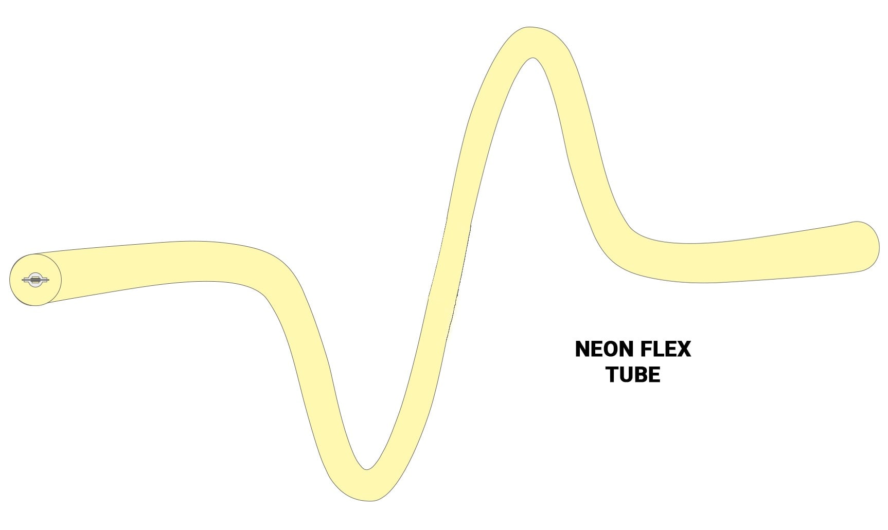 ELCOM SRL - EOW06644-L50 NEONFLEX TUBE 25W/M 40K 24V 5M IP65