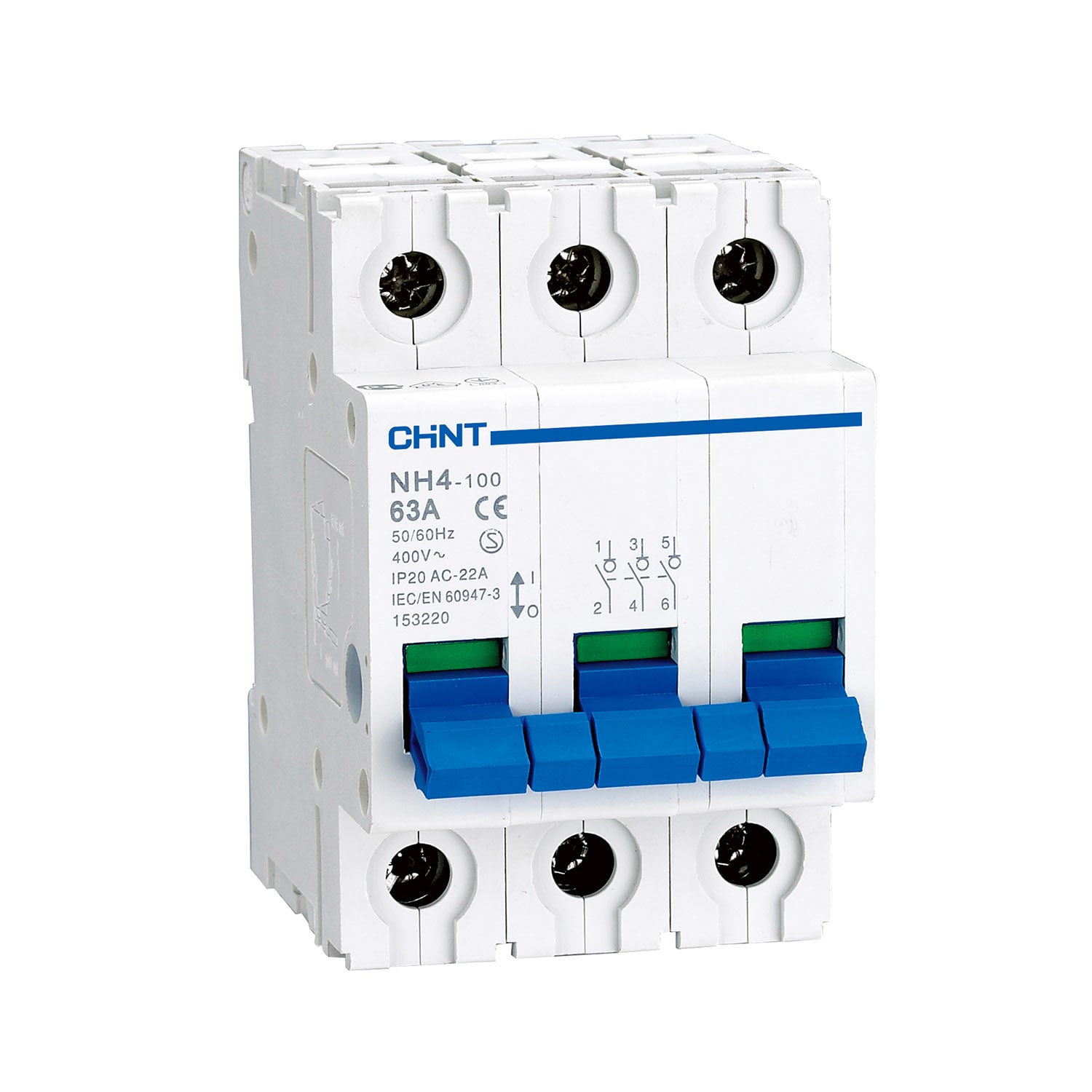 CHINT ITALIA INVESTM - CHT398043 NH4-125/32-3P - INT SEZIONATORE 3P 32A