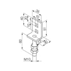 NICE SPA - NIC525.10020 STAFFA QUADRO BRERA M10