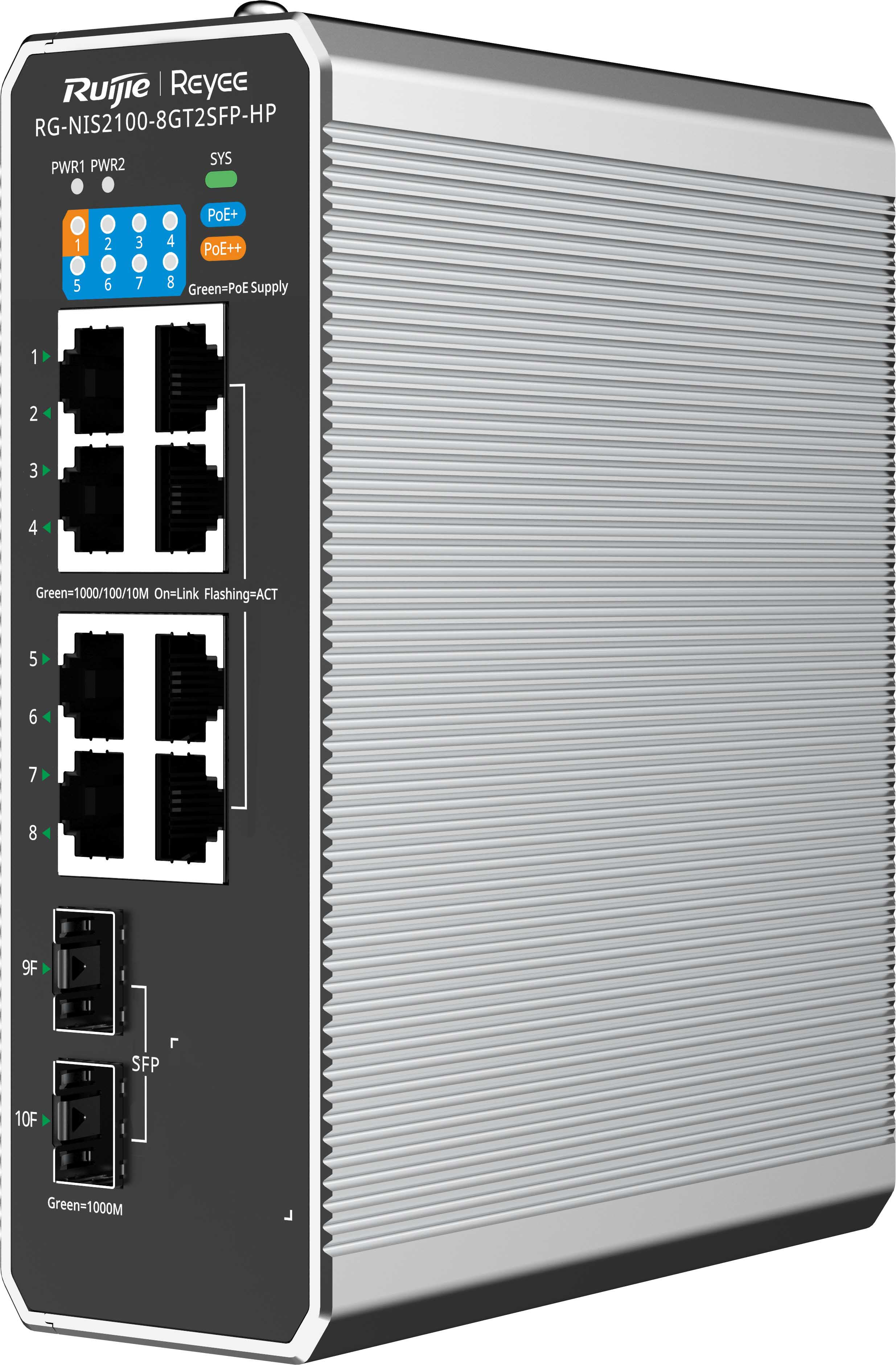 ZELIATECH - NPRNIS21008GT2SFPH RG-NIS2100-8GT2SFP-HP