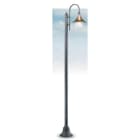 NOBILE ITALIA - NOB2034/08/00/NA/OP LAMPIONE 1 LUCE LAMPARA RAME DIFF.OPALE
