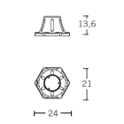 NOBILE ITALIA - NOBBASE PICCOLA/NA BASE PER LAMPIONI PICCOLI ANTRACITE