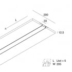 NOVALUX SPA - NOX101895.99 L-33: LINEARE OPALE 2M HYDRO