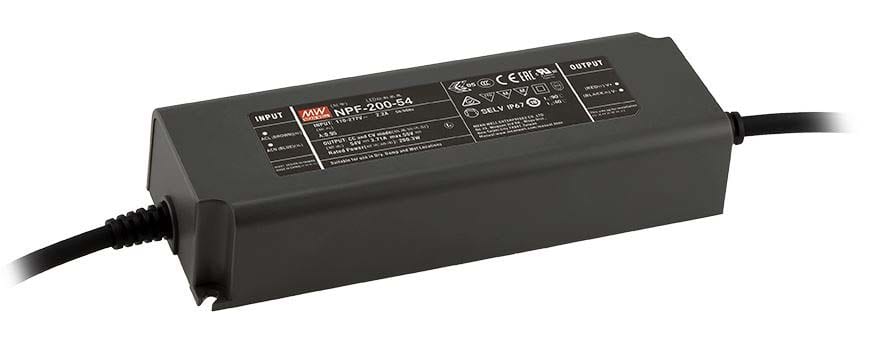 DIGIMAX SRL - DIXNPF-200V-36 DRIVER LED 36V 200W IP67 DIM 1-10V 90-30