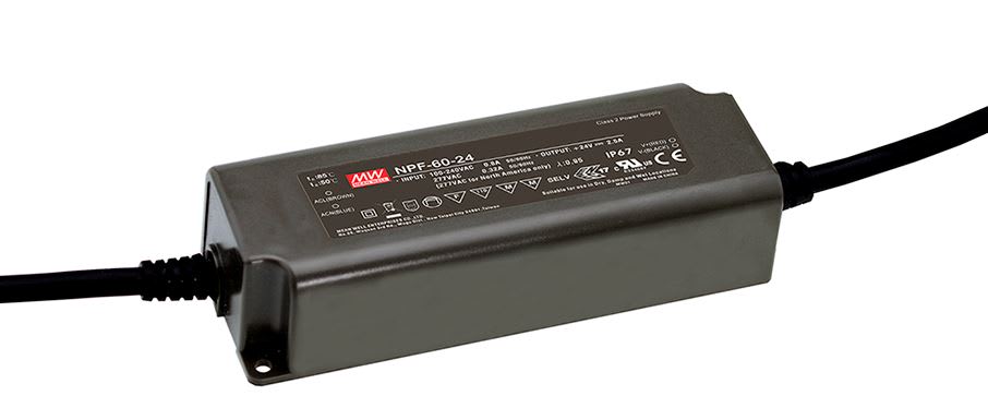 DIGIMAX SRL - DIXNPF-60D-36 DRIVER LED 36V 60W IP67 DIM 1-10V 90-305