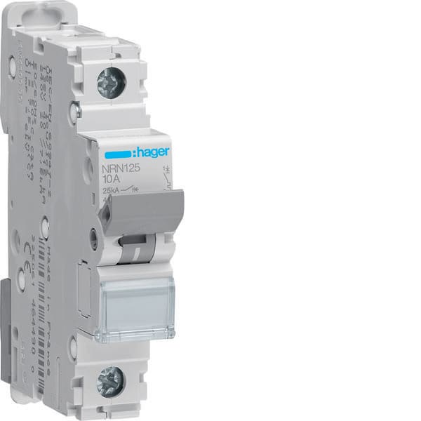 HAGER - HAGNRN125 INTERRUTTORE AUTOMATICO 1P 25A 25KA C 1
