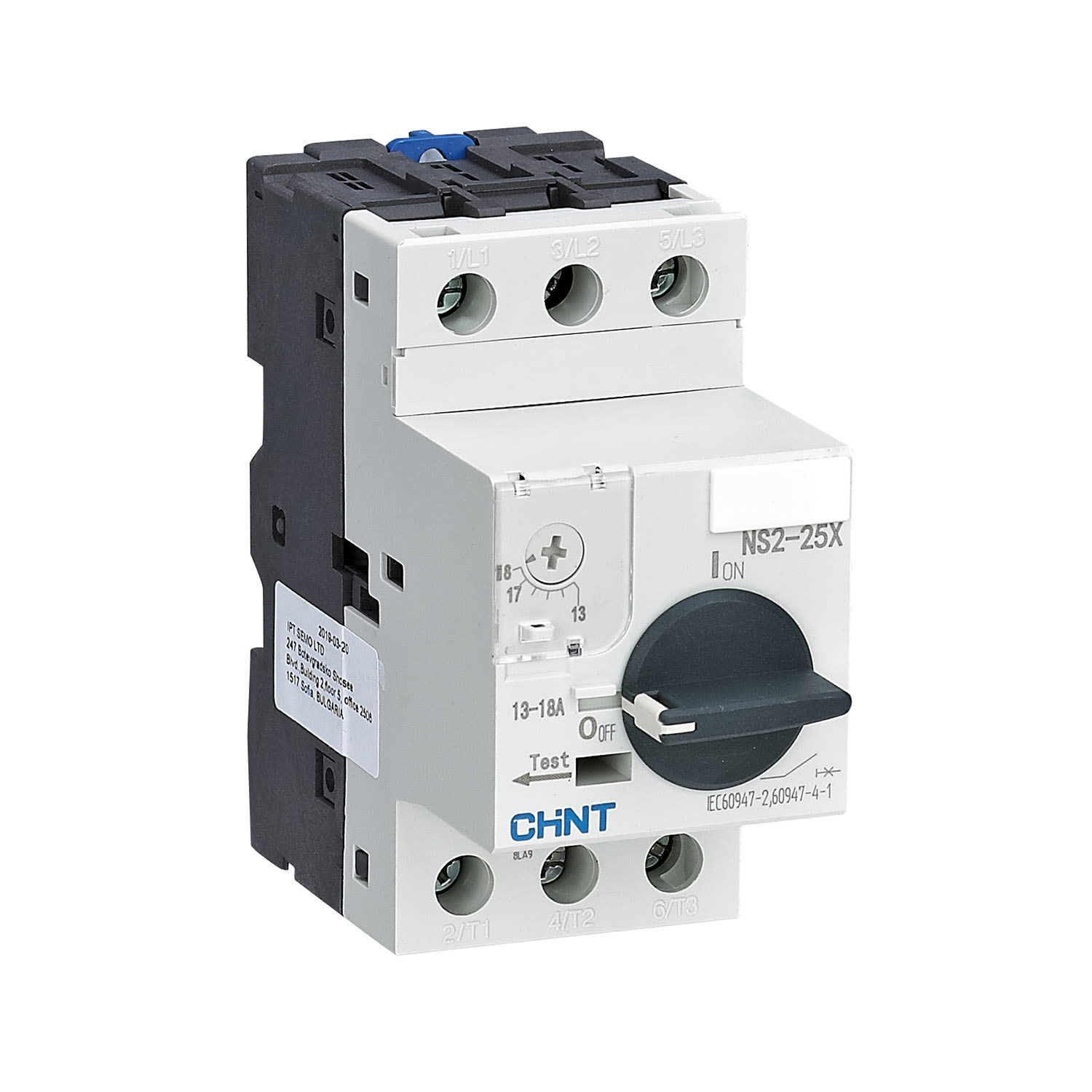 CHINT ITALIA INVESTM - CHT495188 NS2-25X/2B  - SALVAMOTORE ROT MT 3P  17.