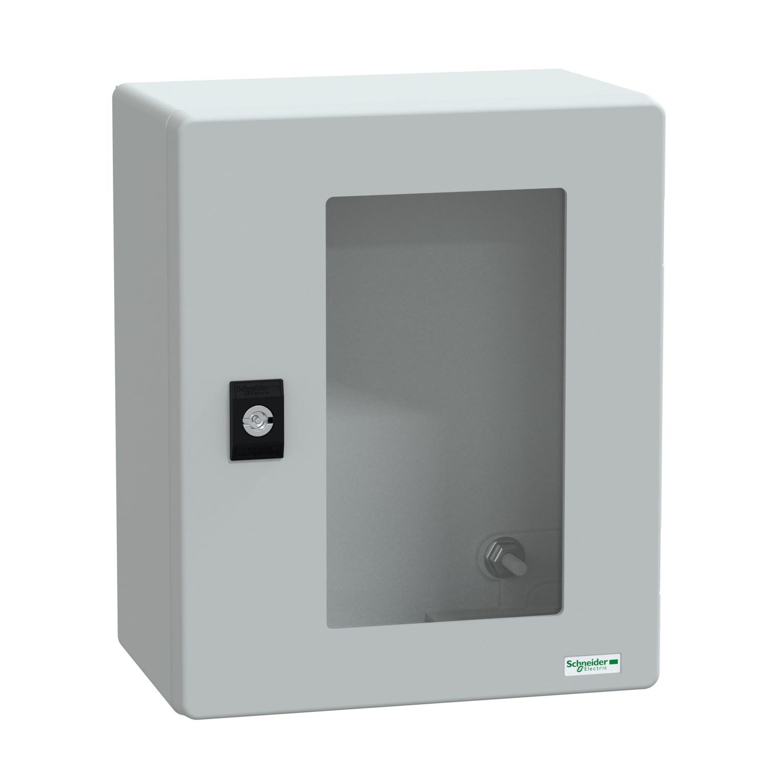 SCHNEIDER ELECTRIC - SNRNSYPLM3025TG Cassetta in poliestere montata a parete, PanelSeT PLM, porta trasparente, 308x255x160mm, IP66, IK08, RAL 7035