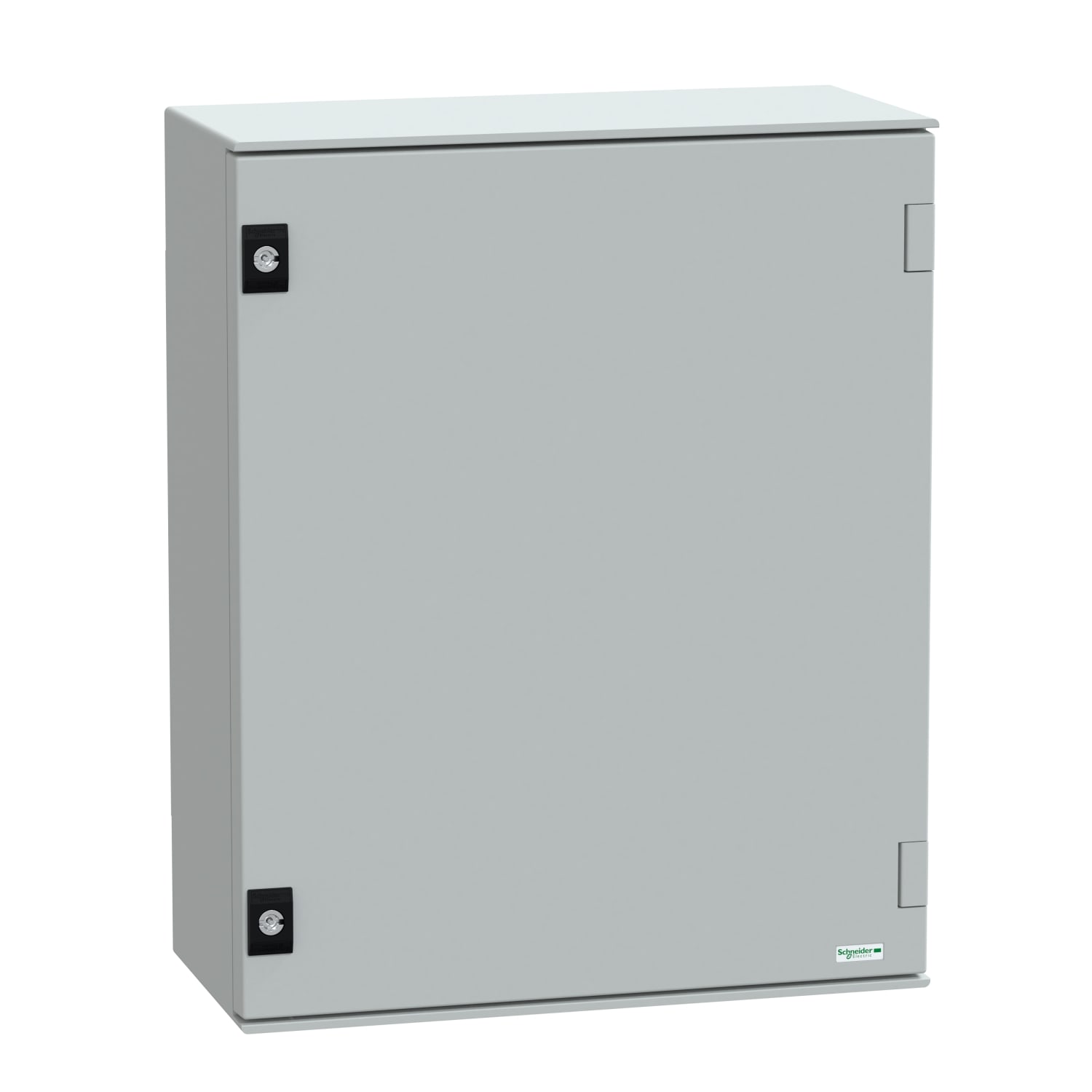 SCHNEIDER ELECTRIC - SNRNSYPLM54G Cassetta in poliestere montata a parete, PanelSeT PLM, porta piena, 530x430x200mm, IP66, IK10, RAL 7035