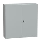 SCHNEIDER ELECTRIC - SNRNSYS3D101030D Cassetta in acciaio montata a parete, PanelSeT S3D, porta piena senza piastra 1000x1000x300, IP55, IK10
