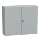 SCHNEIDER ELECTRIC - SNRNSYS3D101240DP Cassetta in acciaio montata a parete, PanelSeT S3D, porta piena e piastra di montaggio 1000x1200x400, IP55, IK10