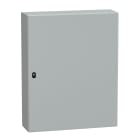 SCHNEIDER ELECTRIC - SNRNSYS3D10825P Cassetta in acciaio montata a parete, PanelSeT S3D, porta piena, con piastra di montaggio, 1000x800x250mm, IP66, IK10
