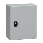 SCHNEIDER ELECTRIC - SNRNSYS3D32515P Cassetta in acciaio montata a parete, PanelSeT S3D, porta piena, con piastra di montaggio, 300x250x150 mm, IP66, IK10