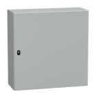 SCHNEIDER ELECTRIC - SNRNSYS3D8830P Cassetta in acciaio montata a parete, PanelSeT S3D, porta piena, con piastra di montaggio, 800x800x300mm, IP66, IK10
