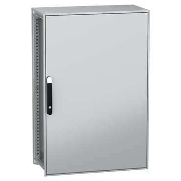 SCHNEIDER ELECTRIC - SNRNSYSFN12840 Armadio modulare a pavimento, PanelSeT SFN, acciaio decarbonizzato, 1200x800x400 mm, IP55