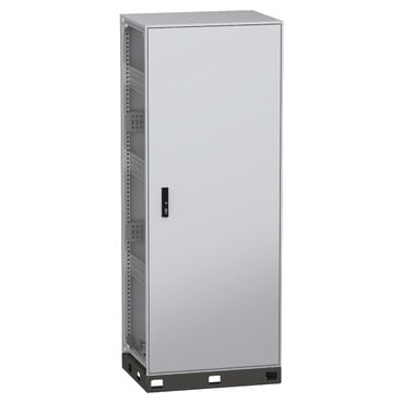 SCHNEIDER ELECTRIC - SNRNSYSFN6G20860 Seismic 6G floor standing modular electrical enclosure, PanelSeT SFN, decarbonized steel, 2000X800X600mm, IP55, RAL7035