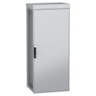 SCHNEIDER ELECTRIC - SNRNSYSFNHD18860 Outdoor floor standing modular electrical enclosure, PanelSeT SFN, decarbonized steel, 1800x800x600mm, IP55, RAL7035