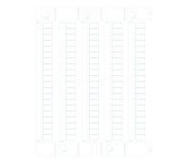 CABUR SRL - CBRNU0851LV CNU/8/51/L TAB.100 TESSERE L VER