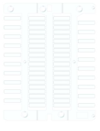 CABUR SRL - CBRNUT18 NUT/18 TESS.TUB.L=18MM (X60)