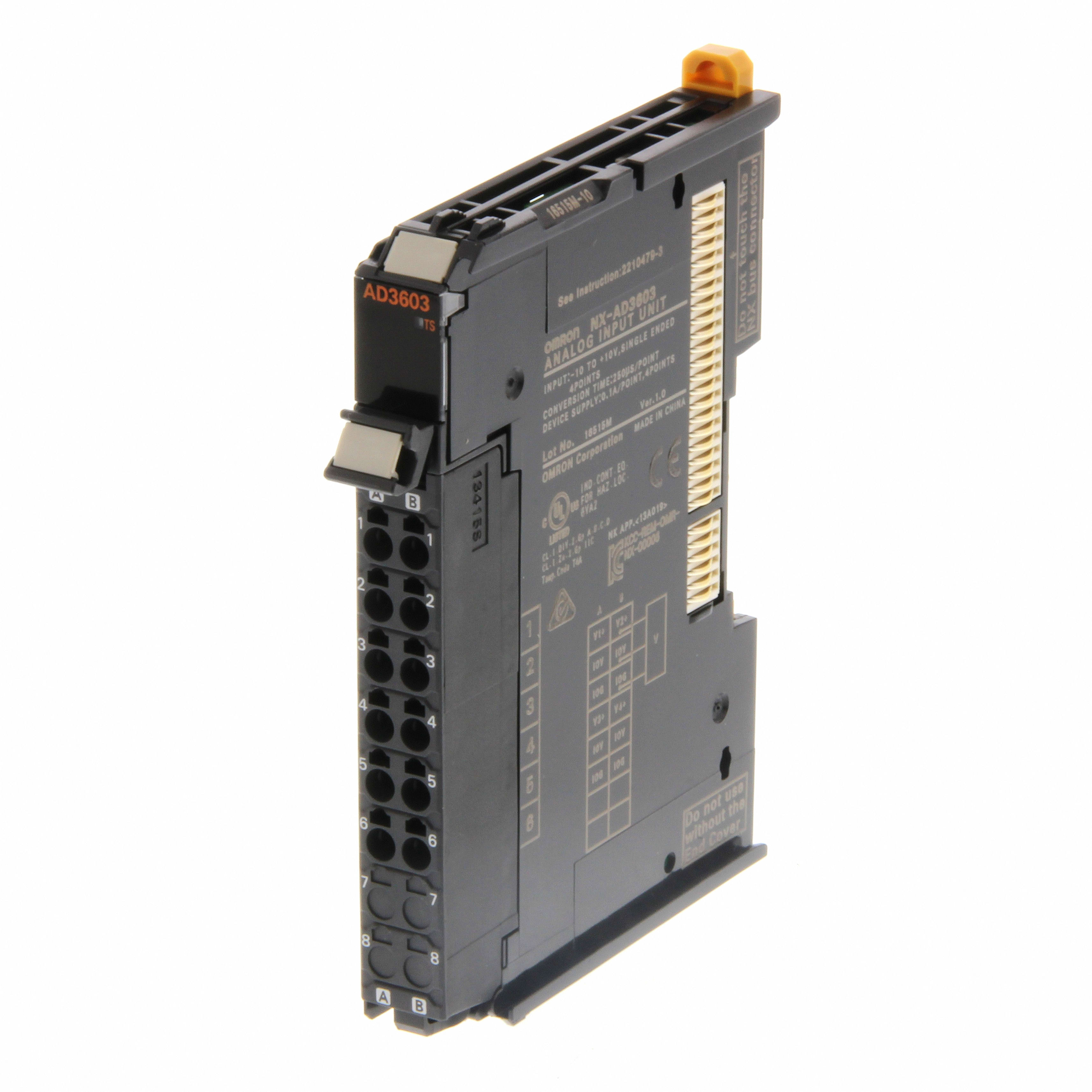 OMRON - OMRNXAD3603 NX-IO, 4 AI -10..+10V, SE, 8000 PTI