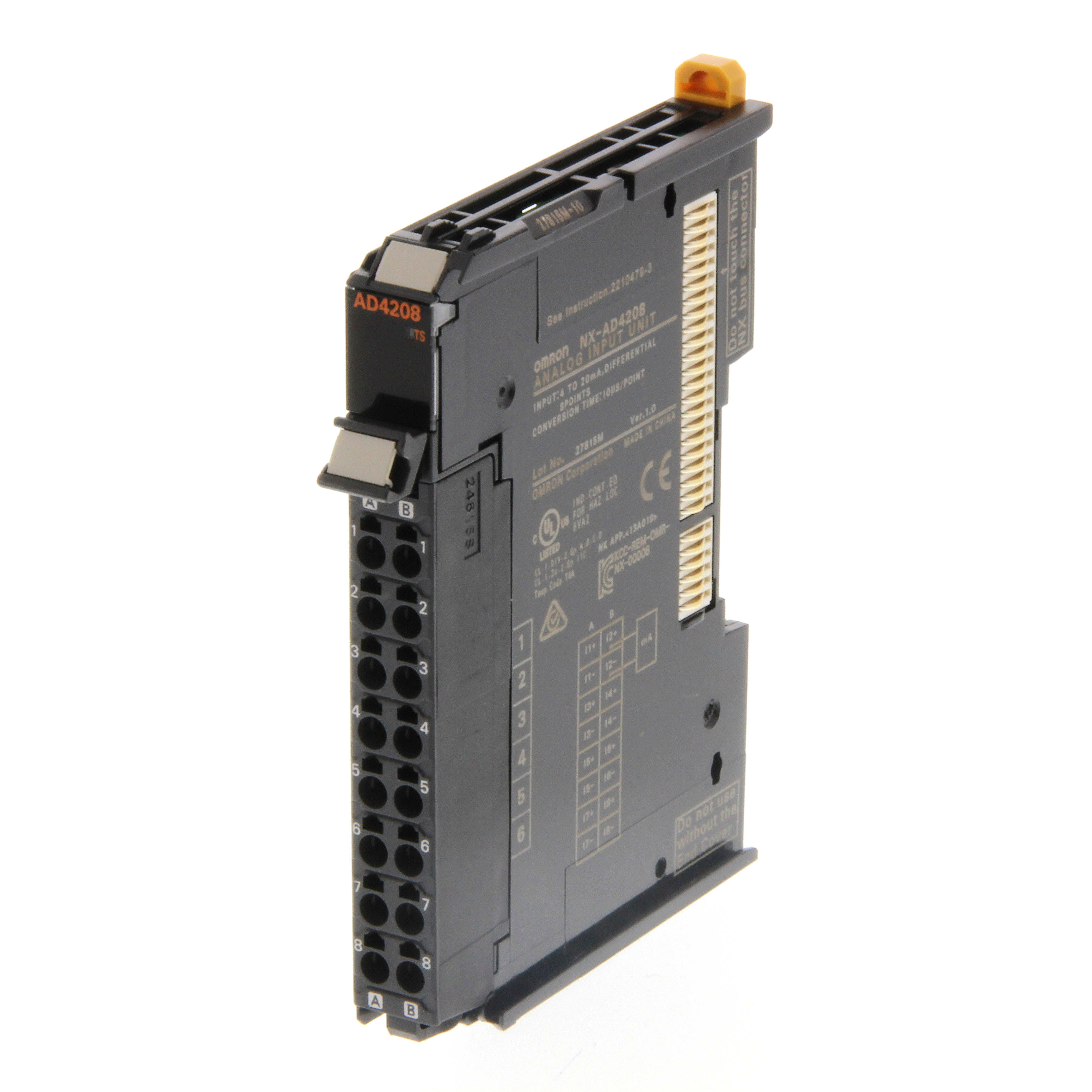 OMRON - OMRNXAD4208 PLC- NX. 8AI 4..20MA. 30000 PTI.