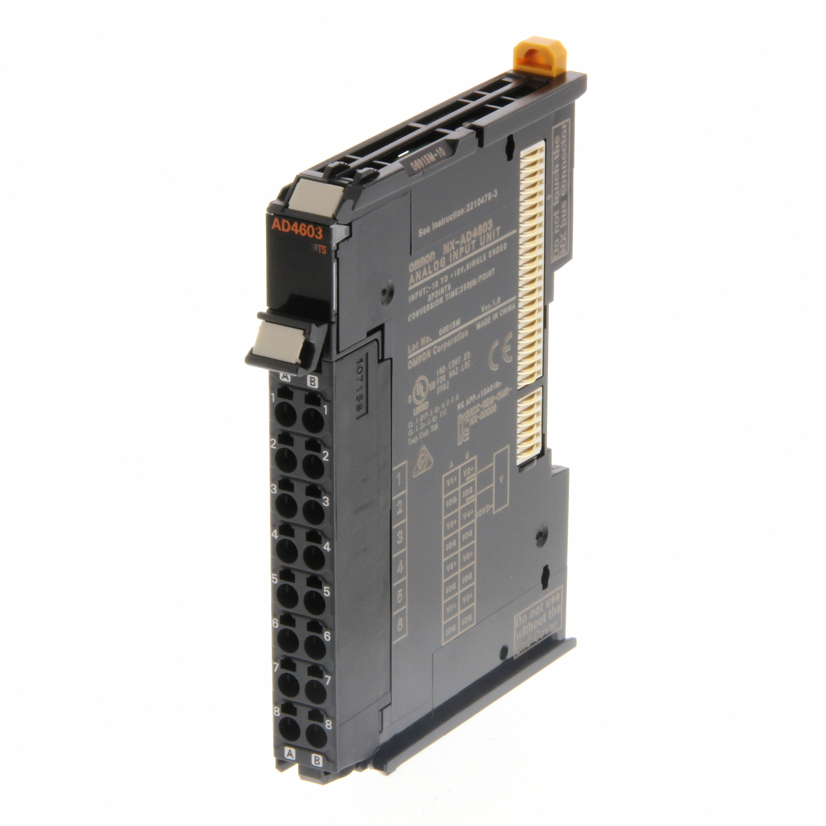 OMRON - OMRNXAD4603 NX-IO, 8 AI -10..+10V, SE, 8000 PTI