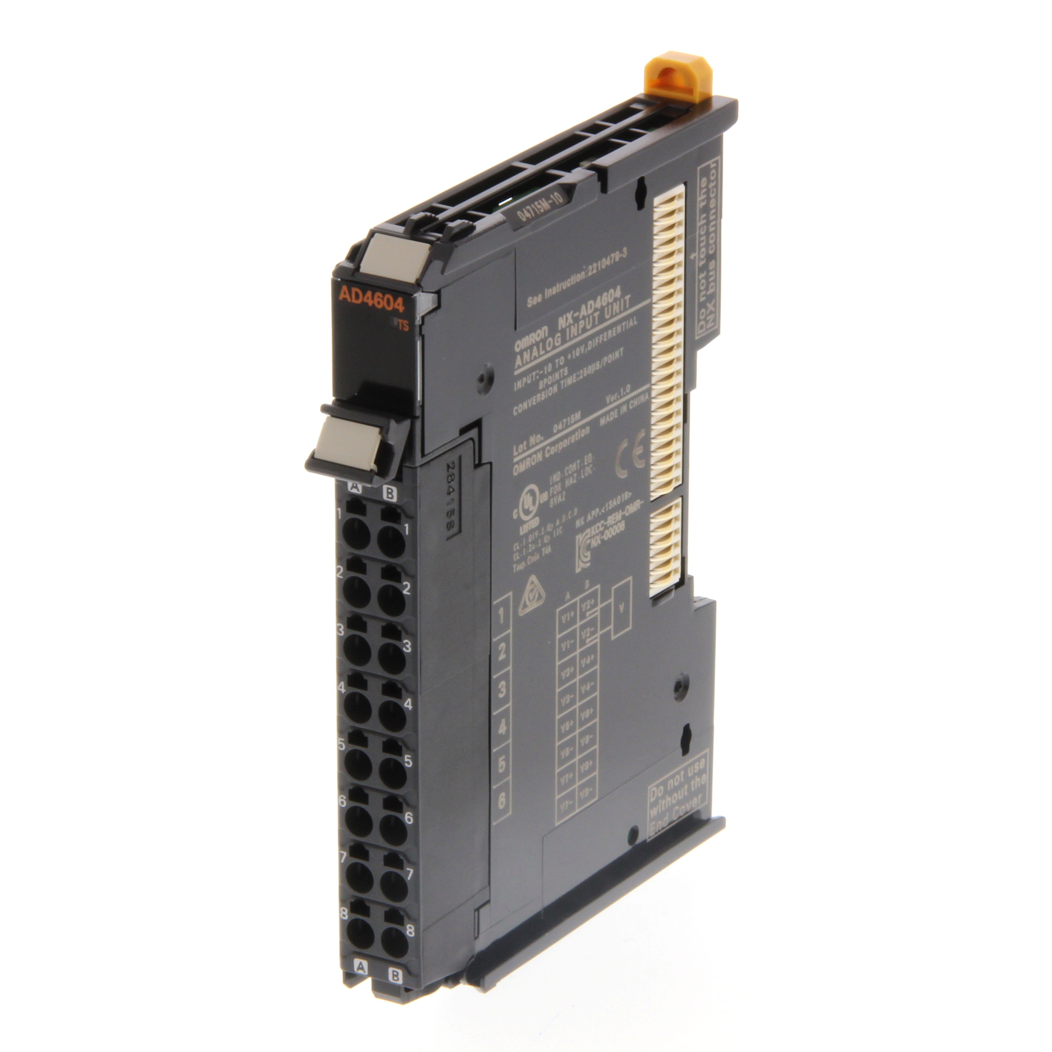 OMRON - OMRNXAD4604 PLC- NX. 8AI -10..+10V. 8000 PTI.
