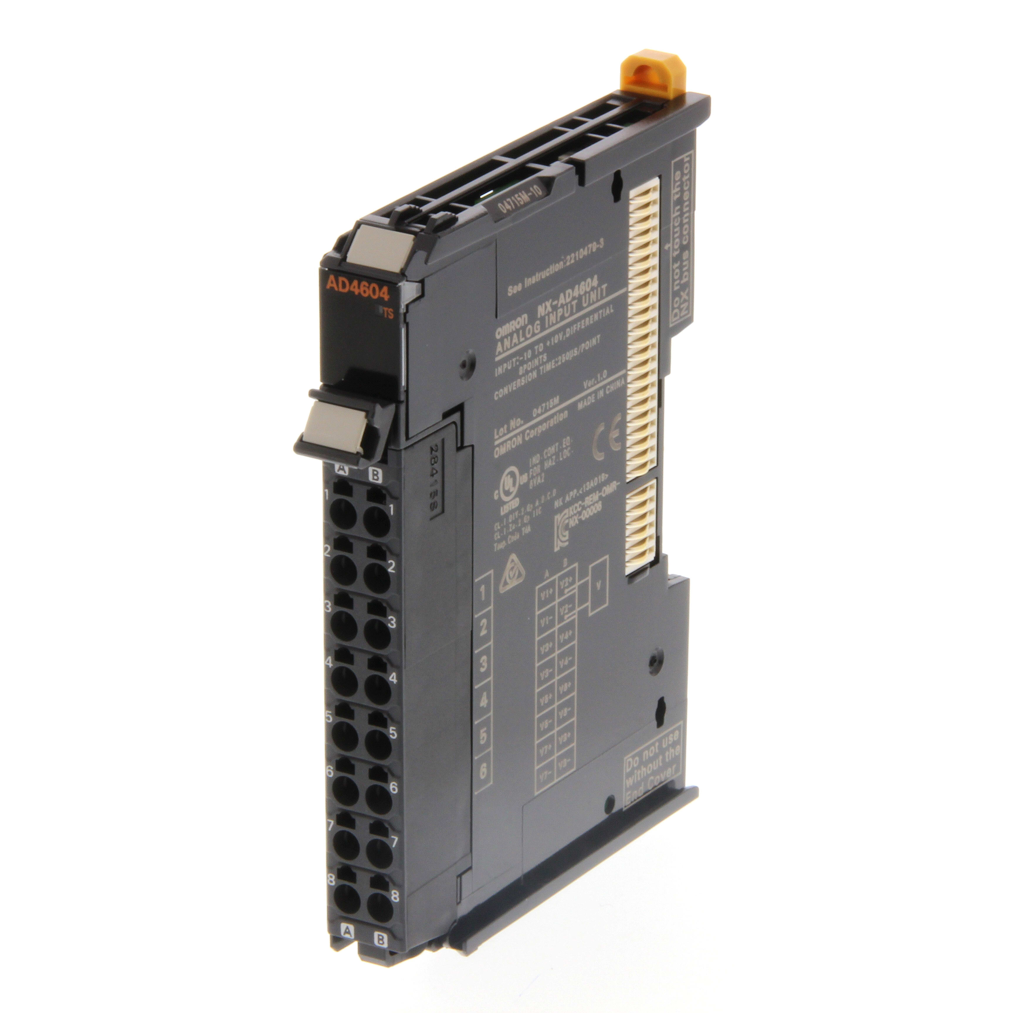 OMRON - OMRNXAD4604 PLC- NX. 8AI -10..+10V. 8000 PTI.