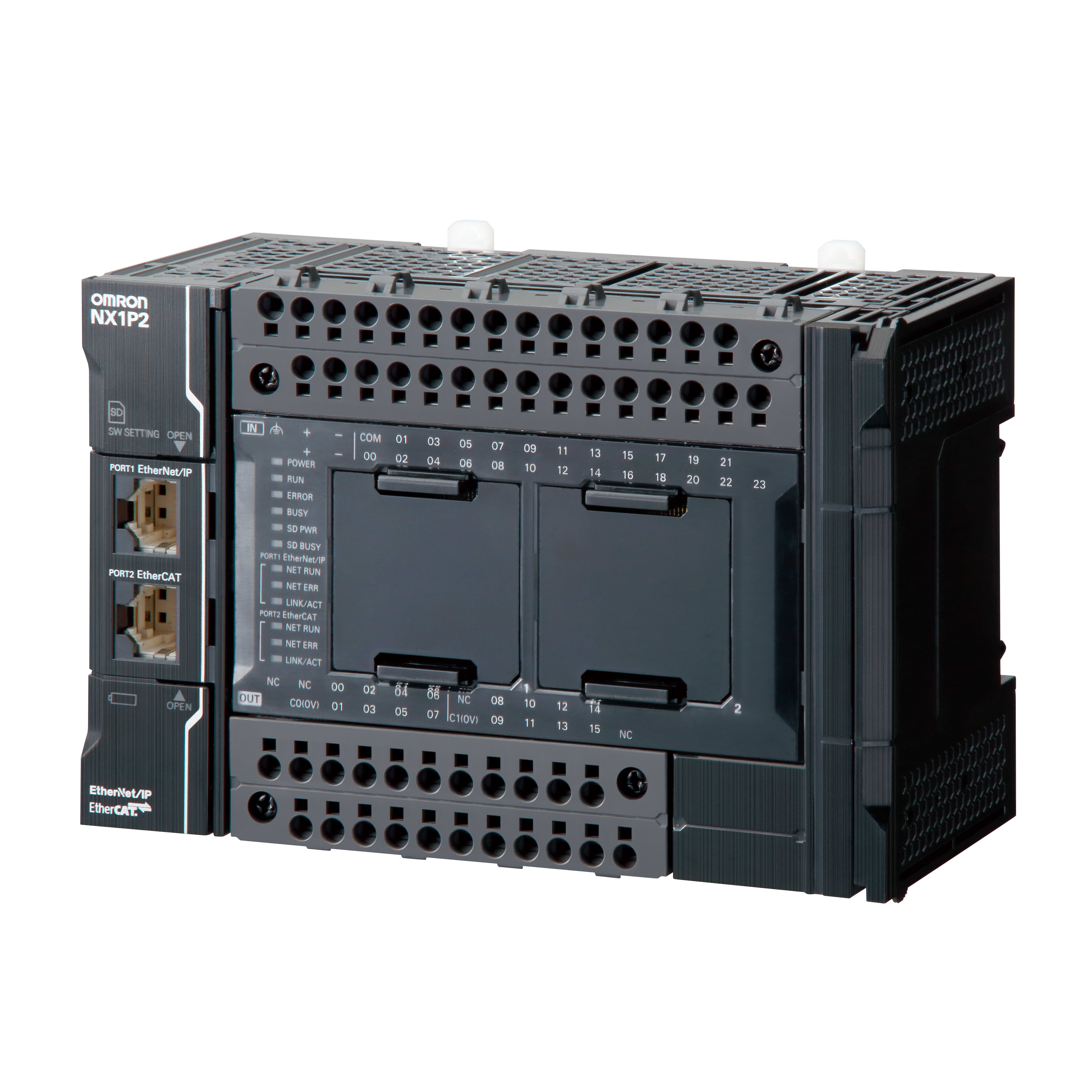 OMRON - OMRNX1P21140DT1 Controllore NX1P2, 4 assi, 24 IN, 16 OUT