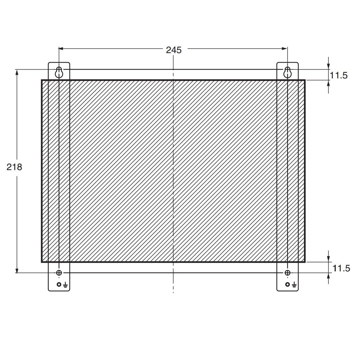 OMRON - OMRNY000AB01 PC- ACCESSORI PER IPC BOX: STAFFA PER IN
