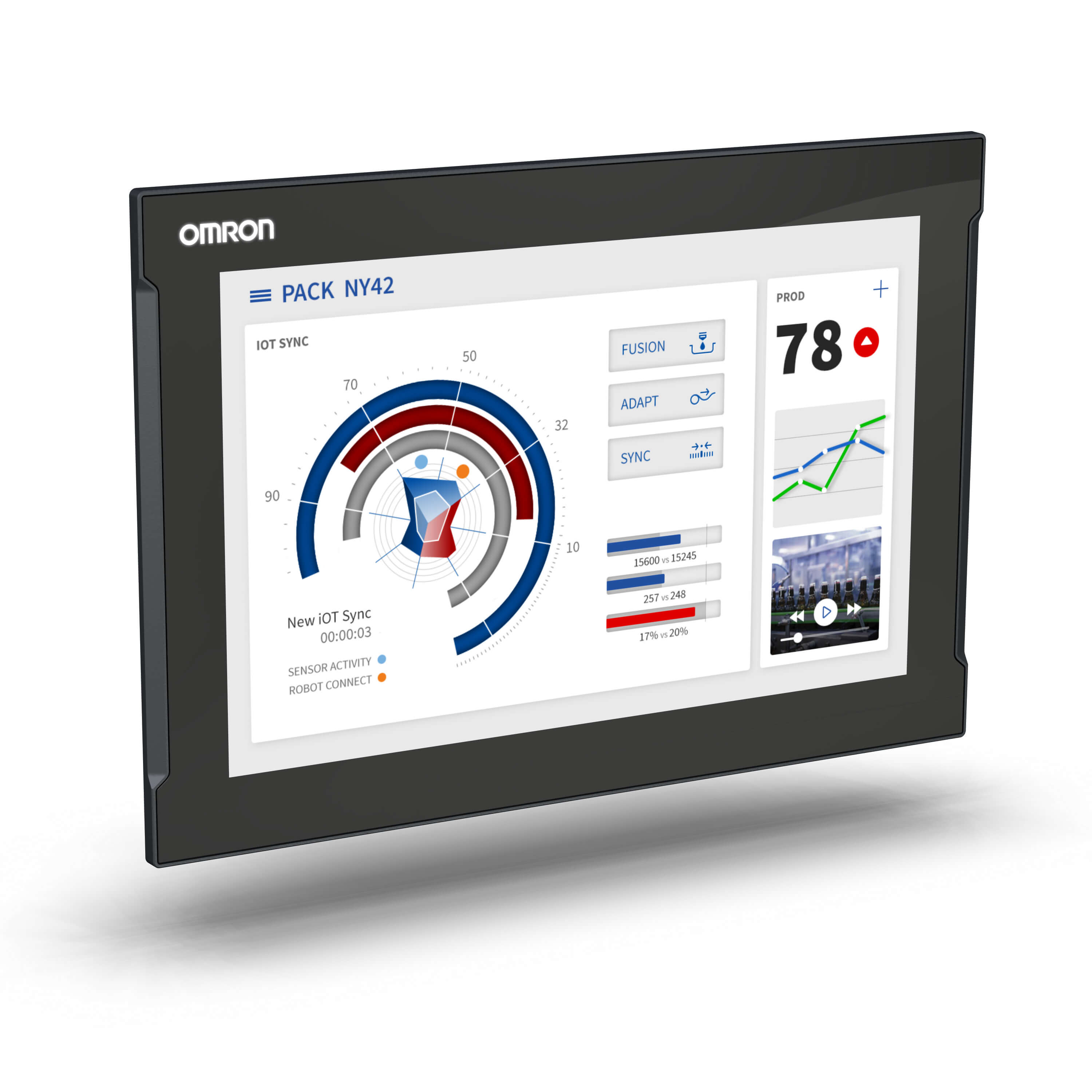 OMRON - OMRNYP275047-700297 PC INDUSTRIALE PANEL CON INTEL CORE I7-7