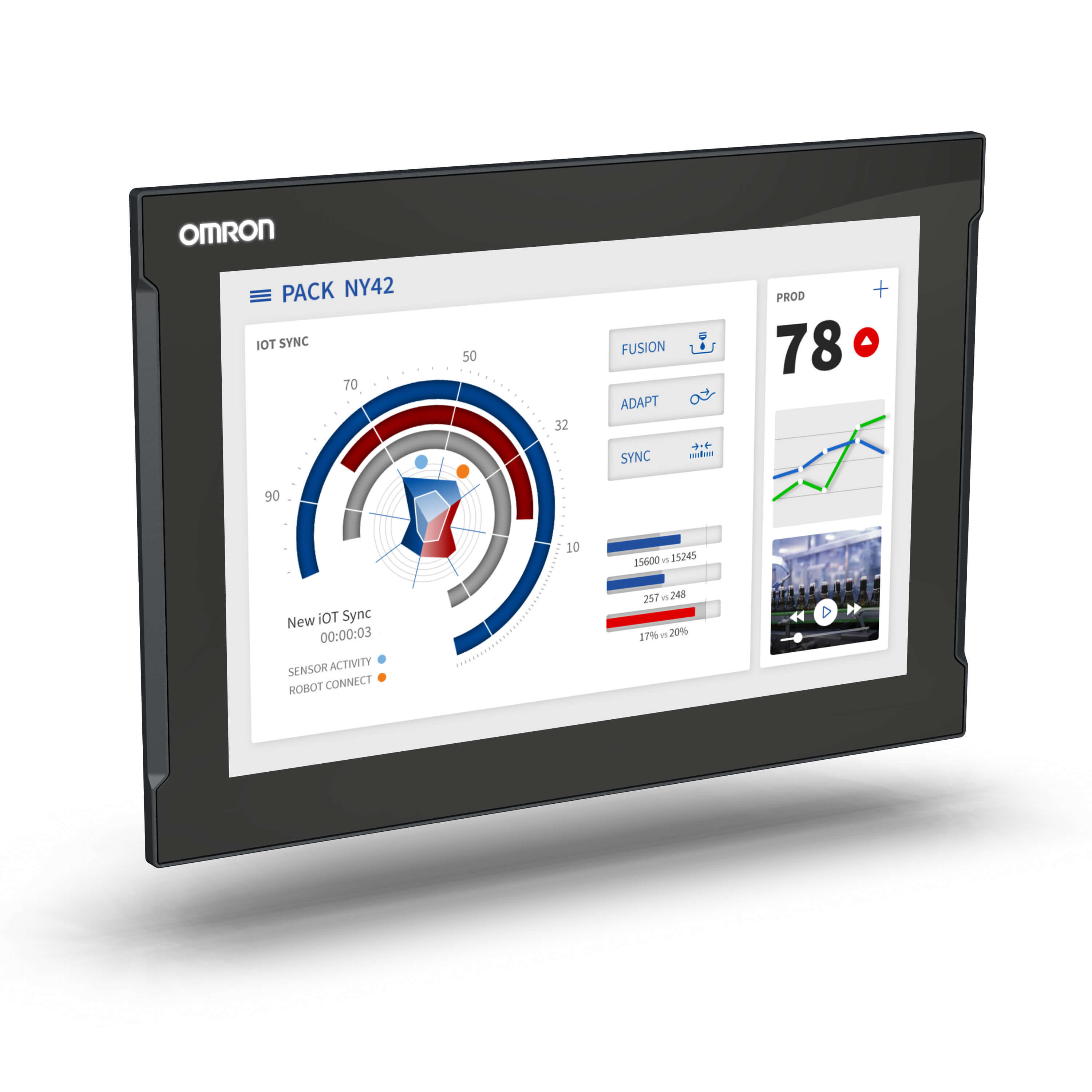 OMRON - OMRNYP275047-700297 PC INDUSTRIALE PANEL CON INTEL CORE I7-7