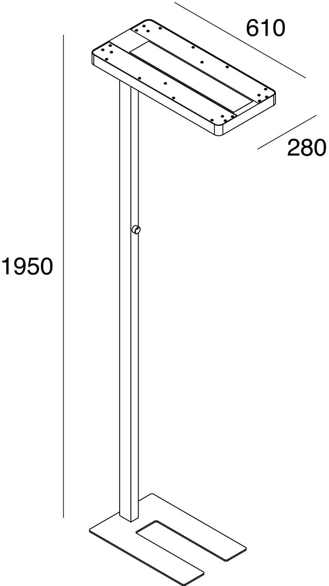 NOVALUX SPA - NOX106602.01 NINA: PIANT.80W CCT 3/4K DIMM.CRI90 BIA.