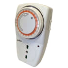 ORBIS - ORBOB163032 ISI D Interruttore orario a spina, giornaliero, spina 16A, presa Bipasso, 230V