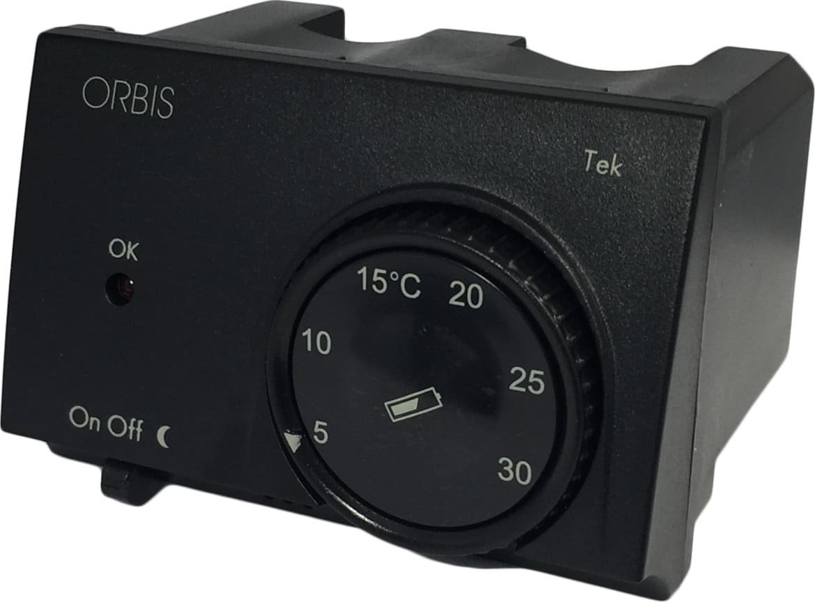ORBIS - ORBOB322610 TEK ANTRACITE TERMOSTATO