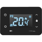 ORBIS - ORBOB326210 NEXU WiFi NERO Cronotermostato digitale da parete comunicazione WiFi, programmazione settimanale, alim. 230V