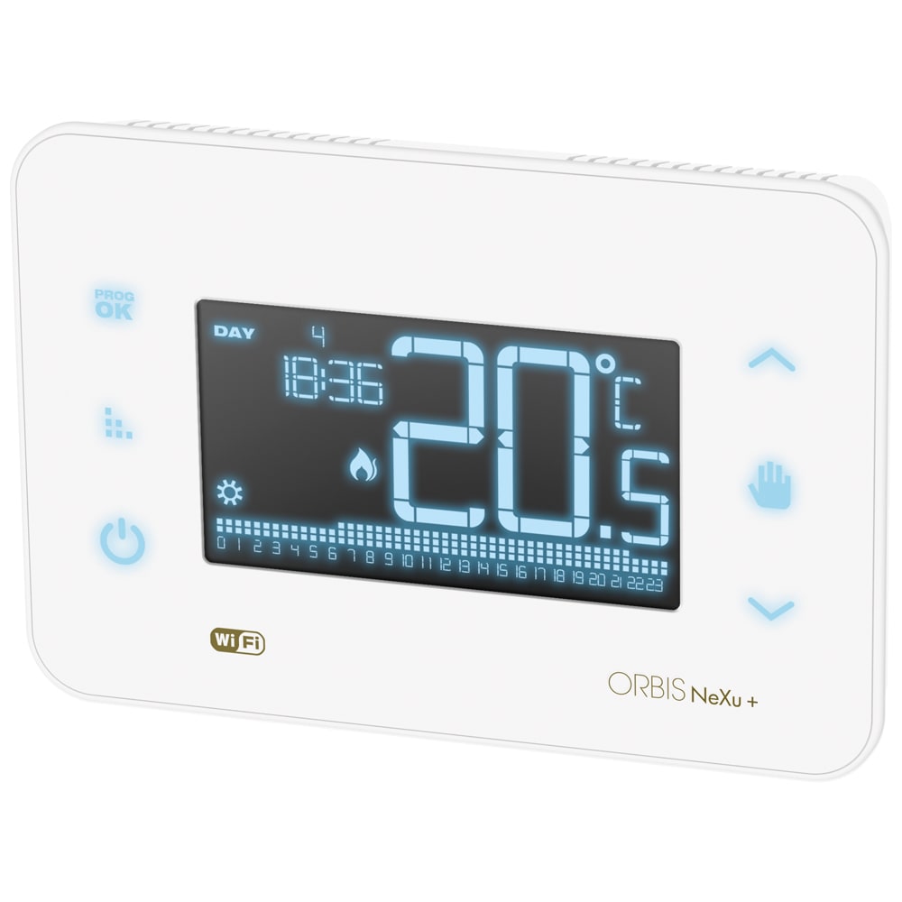 ORBIS - ORBOB327400 NEXU+ BIANCO WIFI TY PARETE 230V CRON.