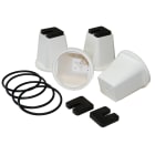 ORBIS - ORBOB581000 SPB 100 Set 4 supporti a bicchiere completo di o-ring, viti, rondelle e piastrine antivibranti, portata MAX 500 Kg ognuno