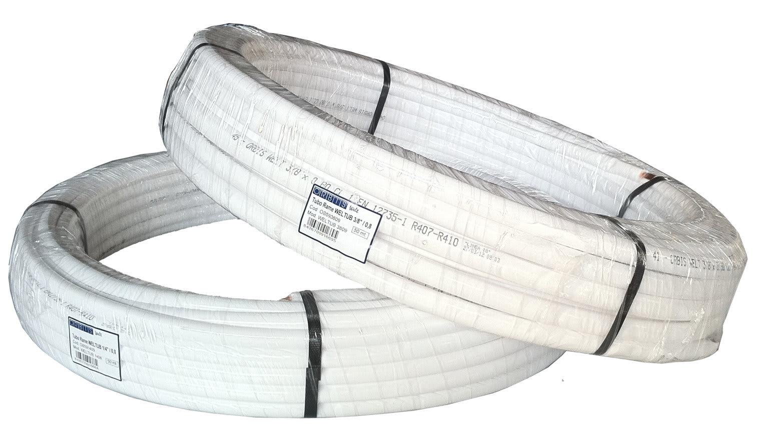 ORBIS - ORBOB591411 WELTUB 1410 tubo di rame, diametro 1/4", spessore 1 mm, spessore rivestimento 6.5 mm, pressione di esercizio 176 bar