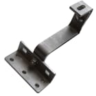 ORBIS - ORBOB620223 SRUR-X Staffa regolabile con piastra in ACCIAIO INOX AISI 304, 2 regolazioni, spessore 5mm