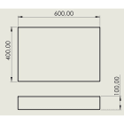 ORBIS - ORBOB620993 ZAV50 ZAVORRA CALCESTRUZZ.50KG600X400X10