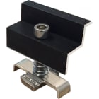 ORBIS - ORBOB621370 MPT-P43NE Morsetto TERMINALE PREASSEMBLATO fissaggio moduli, colore NERO, spessori moduli ammessi 42mm-43mm