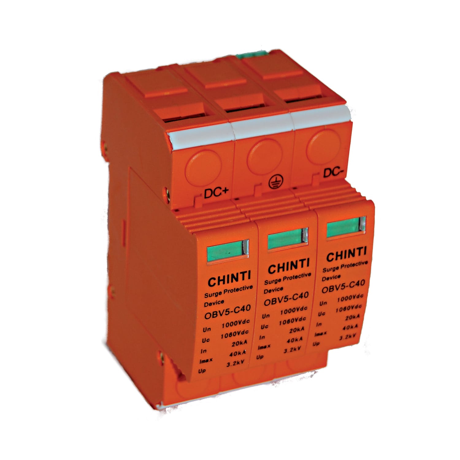 CHINT ITALIA INVESTM - CHT80322 OBV5-C40T12-1000VDC -SCARICATORE MODULAR